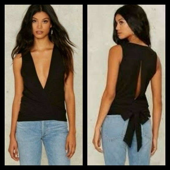 Lioness Tops - Lioness Get to the Point Tie Top